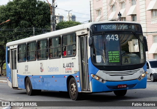 Auto Viação Monte Cristo AL-44310 na cidade de Belém, Pará, Brasil, por Fabio Soares. Número da foto: #11350962.