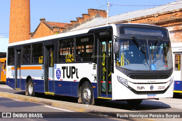 TUPi Transportes Urbanos Piracicaba 22201 na cidade de Piracicaba, São Paulo, Brasil, por Paulo Henrique Pereira Borges. Número da foto: #11352614.