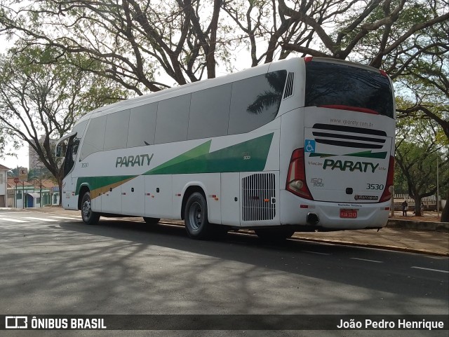 Viação Paraty 3530 na cidade de Jaú, São Paulo, Brasil, por João Pedro Henrique. Número da foto: #11353353.