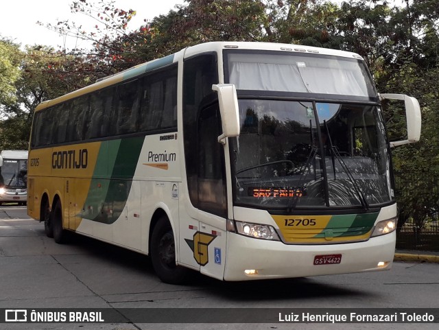 Empresa Gontijo de Transportes 12705 na cidade de São Paulo, São Paulo, Brasil, por Luiz Henrique Fornazari Toledo. ID da foto: 11351429.