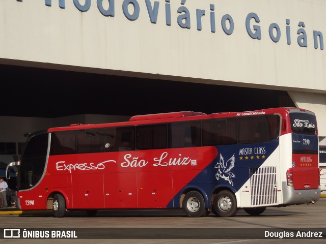 Expresso São Luiz 7390 na cidade de Goiânia, Goiás, Brasil, por Douglas Andrez. Número da foto: #11351019.