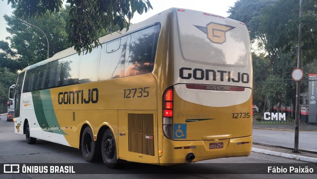 Empresa Gontijo de Transportes 12735 na cidade de São Paulo, São Paulo, Brasil, por Fábio Paixão. ID da foto: 11352044.