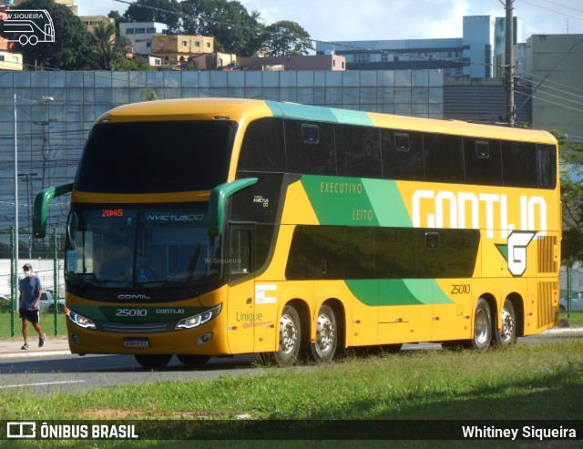 Empresa Gontijo de Transportes 25010 na cidade de Vitória, Espírito Santo, Brasil, por Whitiney Siqueira. Número da foto: #11351695.