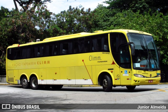 Viação Itapemirim 8865 na cidade de São Paulo, São Paulo, Brasil, por Junior Almeida. ID da foto: 11354155.