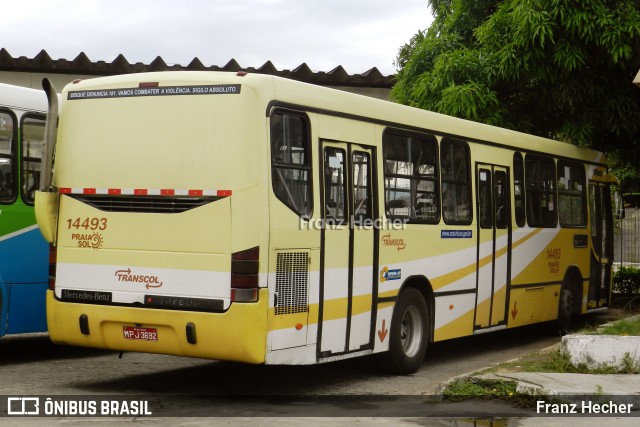 Viação Praia Sol 14493 na cidade de Vila Velha, Espírito Santo, Brasil, por Franz Hecher. Número da foto: #11355240.