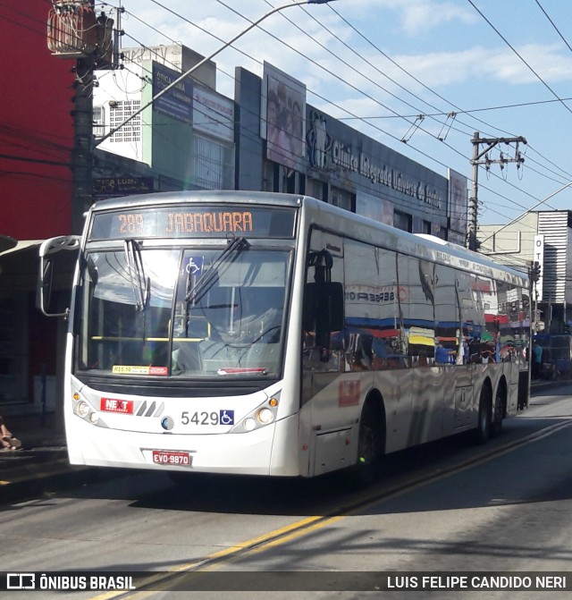Next Mobilidade - ABC Sistema de Transporte 5429 na cidade de Diadema, São Paulo, Brasil, por LUIS FELIPE CANDIDO NERI. Número da foto: #11355561.