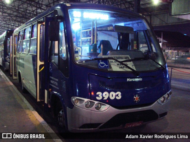 Viação Piracicabana Praia Grande 3903 na cidade de Praia Grande, São Paulo, Brasil, por Adam Xavier Rodrigues Lima. Número da foto: #11355440.