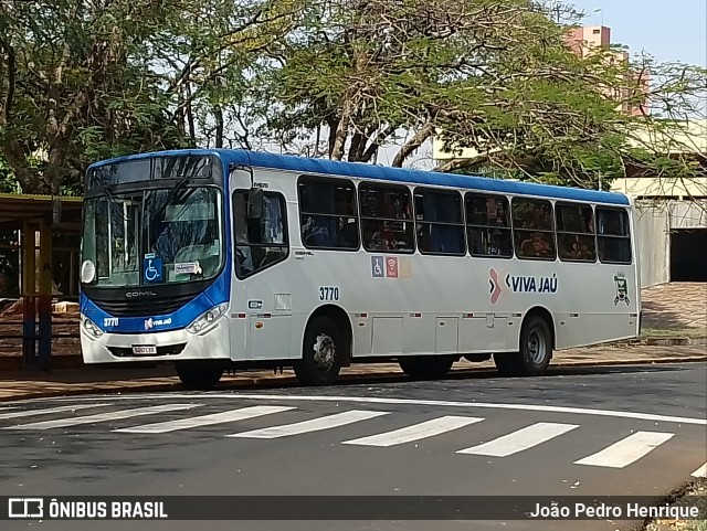 Auto Viação Jauense 3770 na cidade de Jaú, São Paulo, Brasil, por João Pedro Henrique. Número da foto: #11355582.