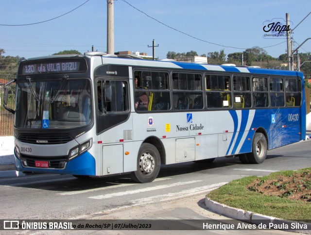 Viação Cidade de Caieiras 00430 na cidade de Franco da Rocha, São Paulo, Brasil, por Henrique Alves de Paula Silva. ID da foto: 11354949.