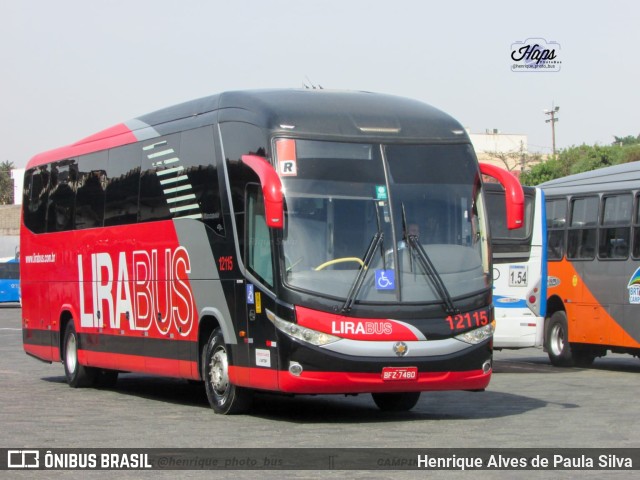 Lirabus 12115 na cidade de Campinas, São Paulo, Brasil, por Henrique Alves de Paula Silva. ID da foto: 11354588.