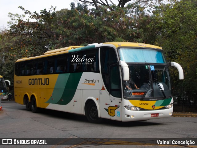 Empresa Gontijo de Transportes 14690 na cidade de São Paulo, São Paulo, Brasil, por Valnei Conceição. ID da foto: 11355288.