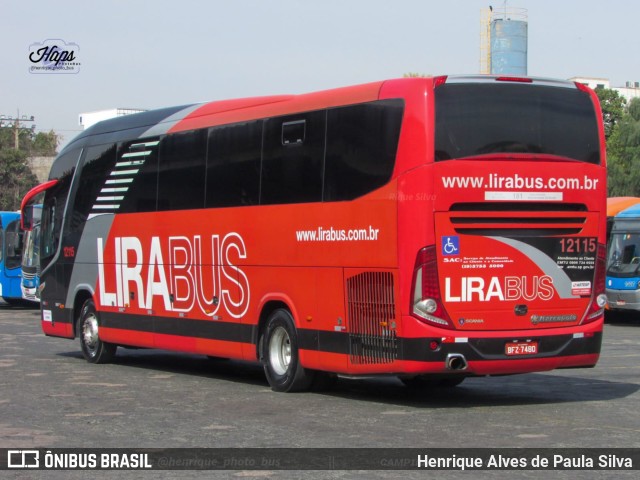Lirabus 12115 na cidade de Campinas, São Paulo, Brasil, por Henrique Alves de Paula Silva. Número da foto: #11354584.