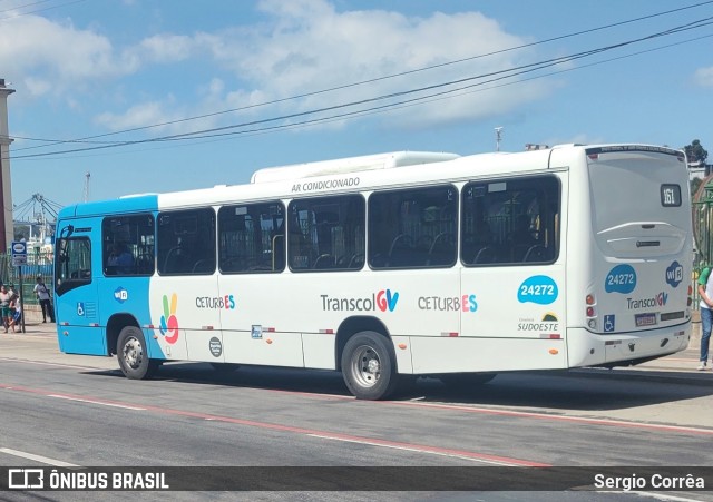 Unimar Transportes 24272 na cidade de Vitória, Espírito Santo, Brasil, por Sergio Corrêa. ID da foto: 11358348.