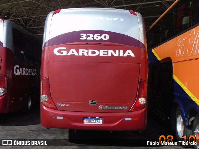 Expresso Gardenia 3260 na cidade de Varginha, Minas Gerais, Brasil, por Fábio Mateus Tibúrcio. Número da foto: #11356754.