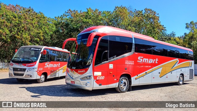 Viação Smart Transporte e Turismo 6100 na cidade de Campinas, São Paulo, Brasil, por Diego Batista. ID da foto: 11358877.