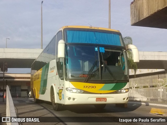 Empresa Gontijo de Transportes 17290 na cidade de Belo Horizonte, Minas Gerais, Brasil, por Izaque de Paula Serafim. ID da foto: 11357038.