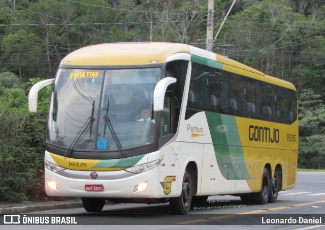 Empresa Gontijo de Transportes 19335 na cidade de Juiz de Fora, Minas Gerais, Brasil, por Leonardo Daniel. ID da foto: 11357695.