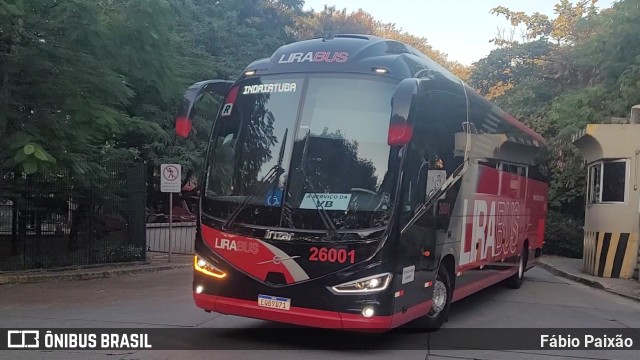 Lirabus 26001 na cidade de São Paulo, São Paulo, Brasil, por Fábio Paixão. Número da foto: #11356521.