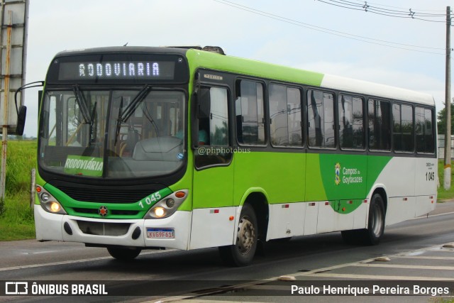 Viação Jacarandá de Campos 1 045 na cidade de Campos dos Goytacazes, Rio de Janeiro, Brasil, por Paulo Henrique Pereira Borges. Número da foto: #11358712.