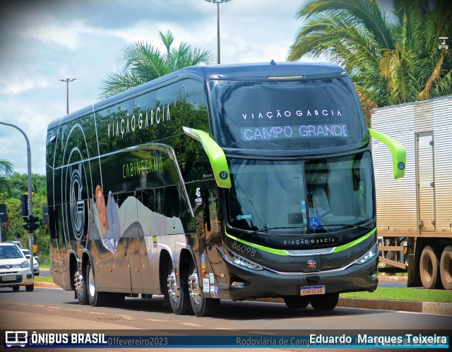 Viação Garcia 86098 na cidade de Campo Grande, Mato Grosso do Sul, Brasil, por Eduardo  Marques Teixeira. Número da foto: #11356776.