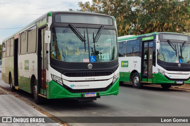 Viação Paraense Cuiabá Transportes 1128 na cidade de Cuiabá, Mato Grosso, Brasil, por Leon Gomes. ID da foto: 11357429.