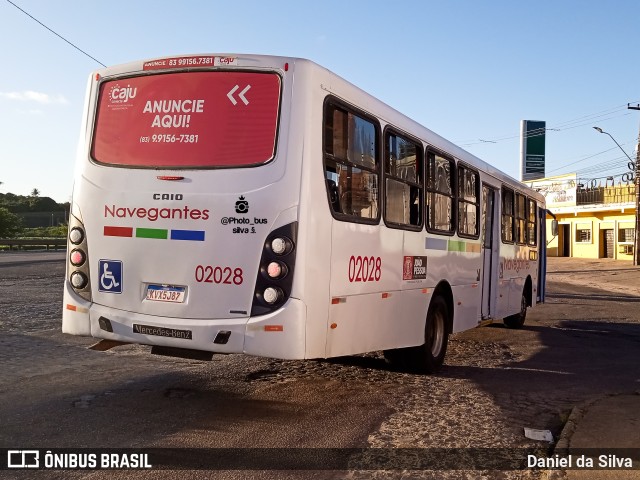 Consórcio Navegantes - 02 > Viação São Jorge > Transurb Transporte Urbano 02028 na cidade de João Pessoa, Paraíba, Brasil, por Daniel da Silva. Número da foto: #11356496.