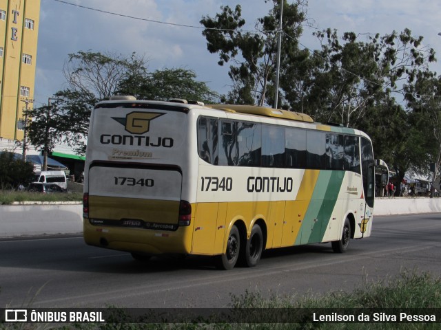 Empresa Gontijo de Transportes 17340 na cidade de Caruaru, Pernambuco, Brasil, por Lenilson da Silva Pessoa. ID da foto: 11358901.