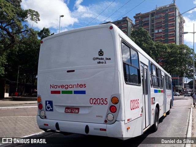 Consórcio Navegantes - 02 > Viação São Jorge > Transurb Transporte Urbano 02035 na cidade de João Pessoa, Paraíba, Brasil, por Daniel da Silva. Número da foto: #11358187.