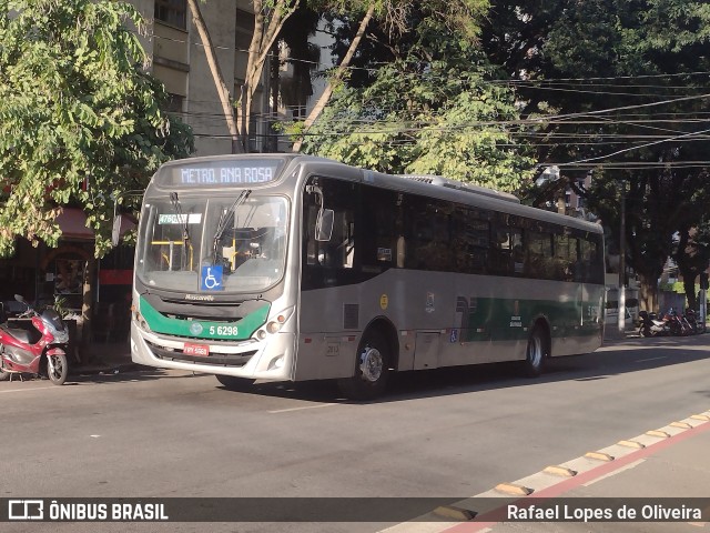 Transunião Transportes 5 6298 na cidade de São Paulo, São Paulo, Brasil, por Rafael Lopes de Oliveira. Número da foto: #11356973.