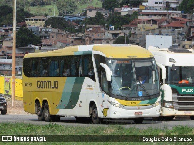 Empresa Gontijo de Transportes 18070 na cidade de Belo Horizonte, Minas Gerais, Brasil, por Douglas Célio Brandao. ID da foto: 11358392.