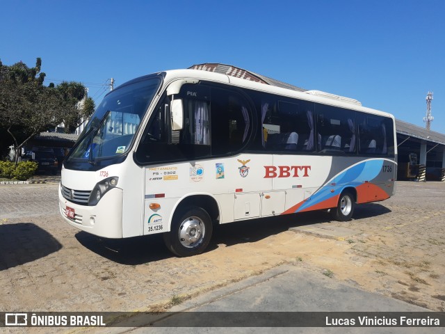 BBTT - Benfica Barueri Transporte e Turismo 1736 na cidade de Sorocaba, São Paulo, Brasil, por Lucas Vinicius Ferreira. Número da foto: #11356724.