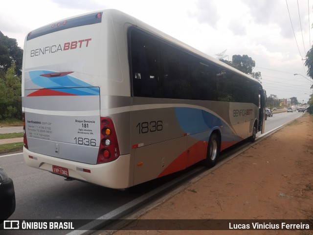 BBTT - Benfica Barueri Transporte e Turismo 1836 na cidade de Sorocaba, São Paulo, Brasil, por Lucas Vinicius Ferreira. Número da foto: #11356718.