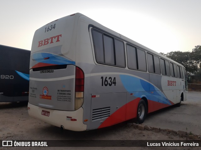 BBTT - Benfica Barueri Transporte e Turismo 1634 na cidade de Sorocaba, São Paulo, Brasil, por Lucas Vinicius Ferreira. ID da foto: 11356715.