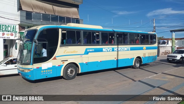 Viação Novo Horizonte 1018011 na cidade de Barra da Estiva, Bahia, Brasil, por Flávio  Santos. ID da foto: 11356753.