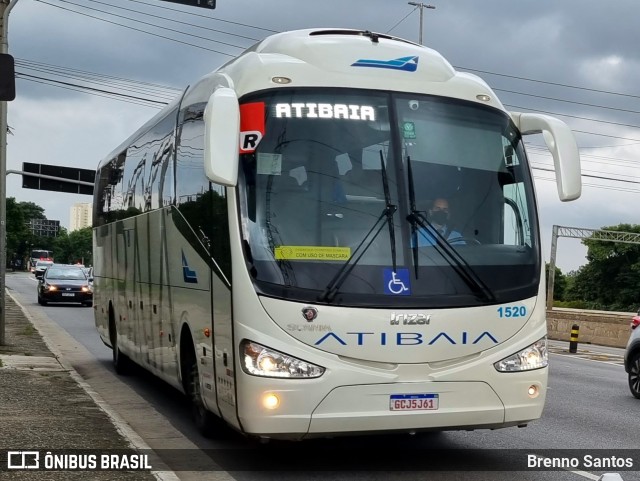 Viação Atibaia São Paulo 1520 na cidade de São Paulo, São Paulo, Brasil, por Brenno Santos. ID da foto: 11357212.