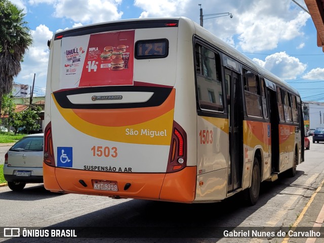 Viação São Miguel 1503 na cidade de Resende, Rio de Janeiro, Brasil, por Gabriel Nunes de Carvalho. Número da foto: #11357044.