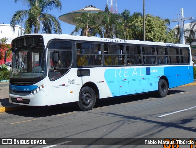 Viação Real - Varginha 6960 na cidade de Varginha, Minas Gerais, Brasil, por Fábio Mateus Tibúrcio. Número da foto: #11356759.