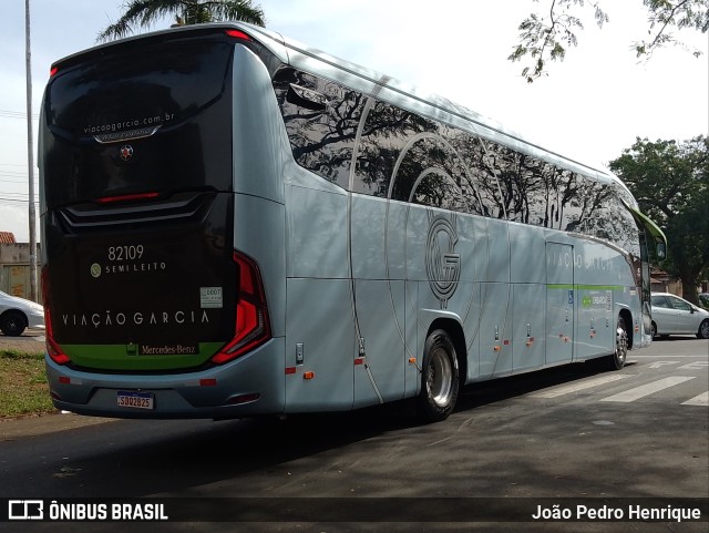 Viação Garcia 82109 na cidade de Jaú, São Paulo, Brasil, por João Pedro Henrique. ID da foto: 11356828.