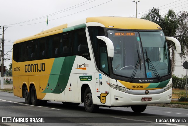 Empresa Gontijo de Transportes 18005 na cidade de Juiz de Fora, Minas Gerais, Brasil, por Lucas Oliveira. Número da foto: #11357494.