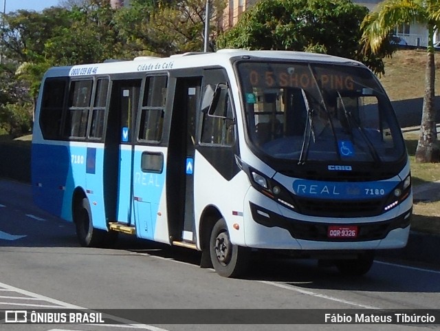 Viação Real - Varginha 7180 na cidade de Varginha, Minas Gerais, Brasil, por Fábio Mateus Tibúrcio. Número da foto: #11356761.