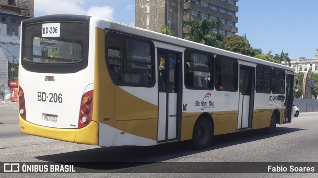 Belém Rio Transportes BD-206 na cidade de Belém, Pará, Brasil, por Fabio Soares. ID da foto: 11361077.