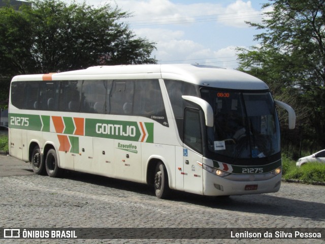 Empresa Gontijo de Transportes 21275 na cidade de Caruaru, Pernambuco, Brasil, por Lenilson da Silva Pessoa. ID da foto: 11360951.