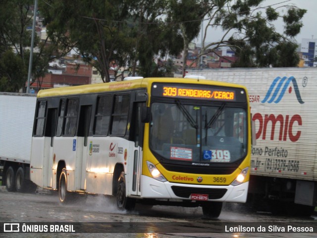 Coletivo Transportes 3659 na cidade de Caruaru, Pernambuco, Brasil, por Lenilson da Silva Pessoa. ID da foto: 11360834.