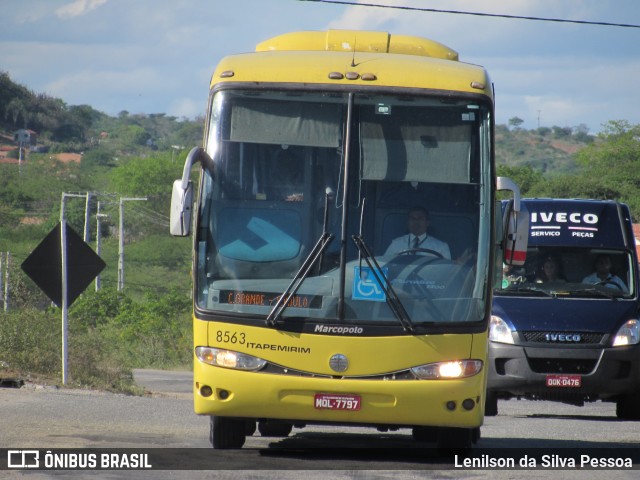 Viação Itapemirim 8563 na cidade de Taquaritinga do Norte, Pernambuco, Brasil, por Lenilson da Silva Pessoa. ID da foto: 11360643.