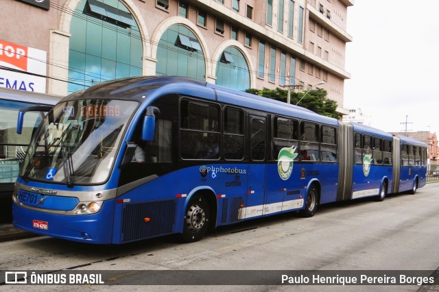 Auto Viação Redentor HE701 na cidade de Curitiba, Paraná, Brasil, por Paulo Henrique Pereira Borges. Número da foto: #11360749.