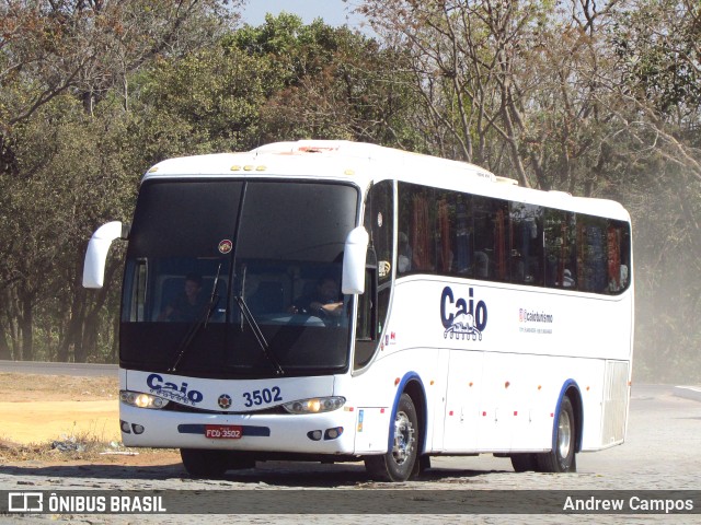 Caio Turismo 3502 na cidade de Pirapora, Minas Gerais, Brasil, por Andrew Campos. Número da foto: #11360430.