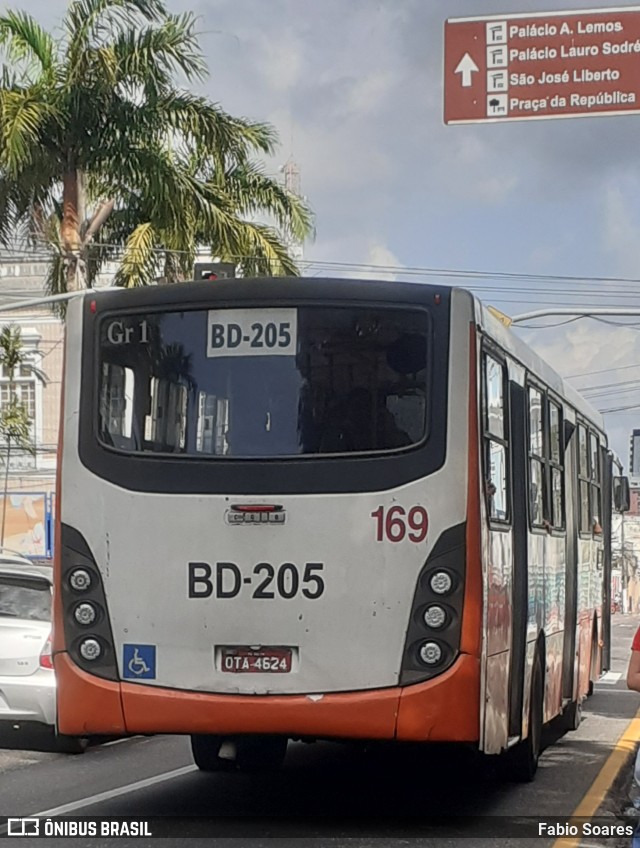 Belém Rio Transportes BD-205 na cidade de Belém, Pará, Brasil, por Fabio Soares. ID da foto: 11361134.