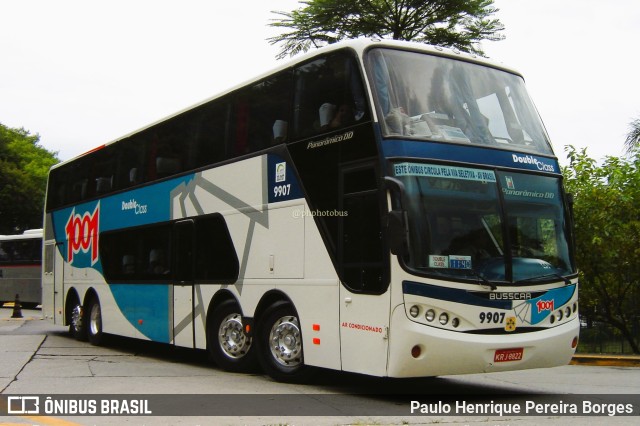 Auto Viação 1001 9907 na cidade de São Paulo, São Paulo, Brasil, por Paulo Henrique Pereira Borges. Número da foto: #11360815.