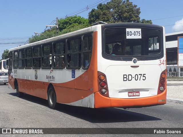 Belém Rio Transportes BD-075 na cidade de Belém, Pará, Brasil, por Fabio Soares. ID da foto: 11361073.