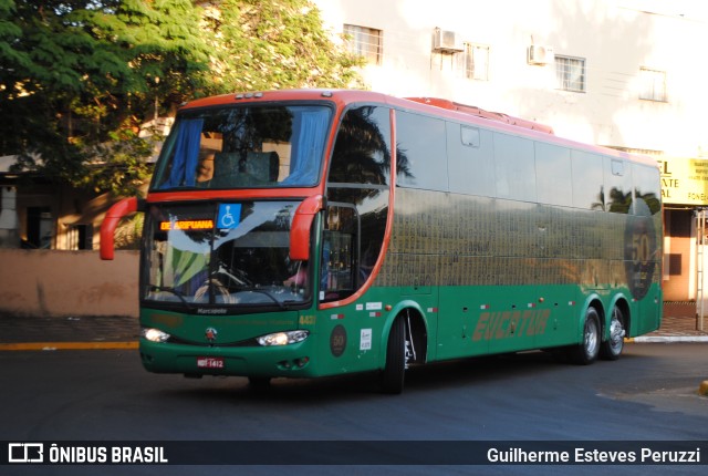 Eucatur - Empresa União Cascavel de Transportes e Turismo 4432 na cidade de Guaíra, Paraná, Brasil, por Guilherme Esteves Peruzzi. ID da foto: 11360724.